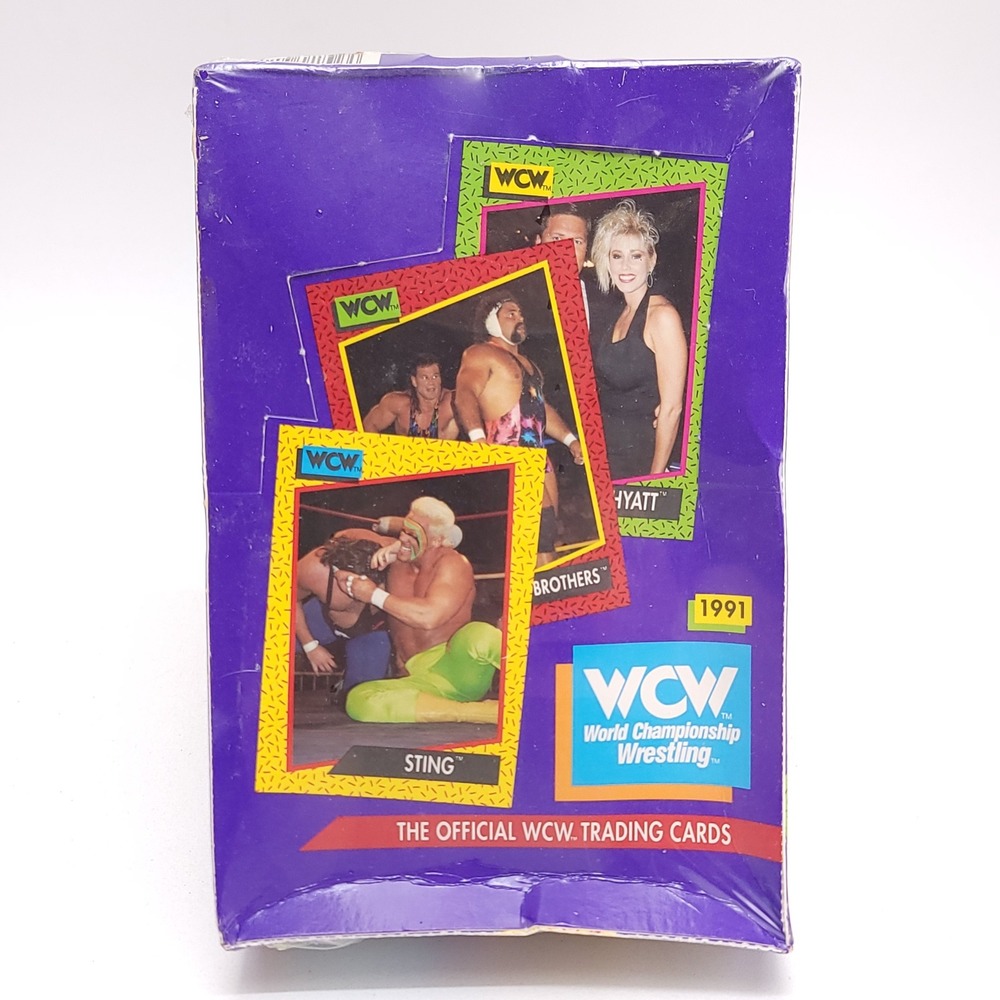 1991 WCW World Championship Wrestling Trading Cards Impel Sealed Wax Box Sting